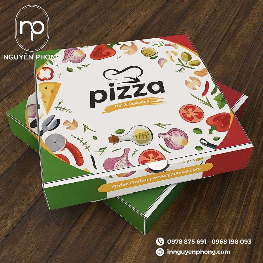 Top 5 xưởng in hộp pizza uy tín&nbsp; tại TP HCM